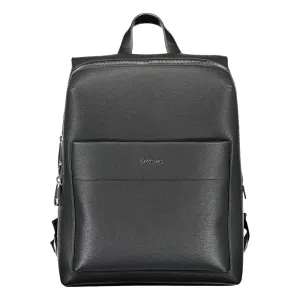 Calvin Klein Black Polyester Men Backpack