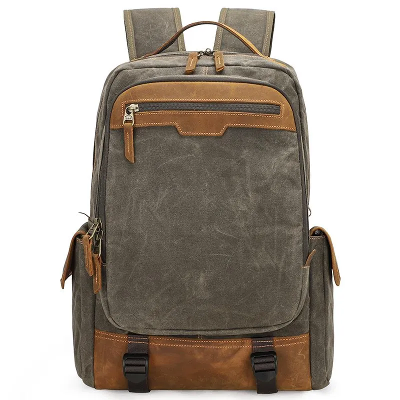 CANVAS WATERPROOF 15???? MENS LARGE NIKON CAMERA BACKPACK CANON CAMERA BAG DSLR CAMERA BAG FOR MEN