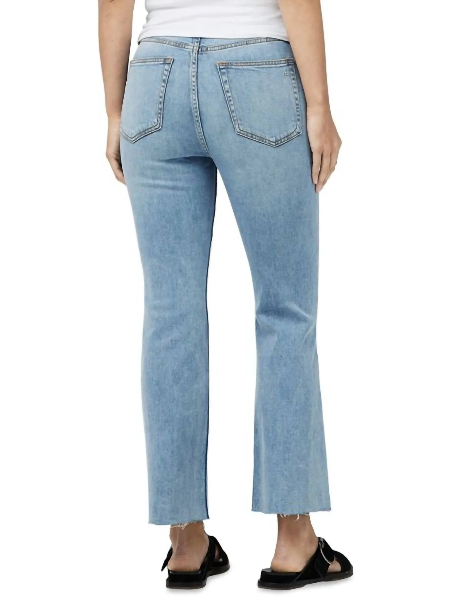 Casey High Rise Ankle Flare Jean In Lucy