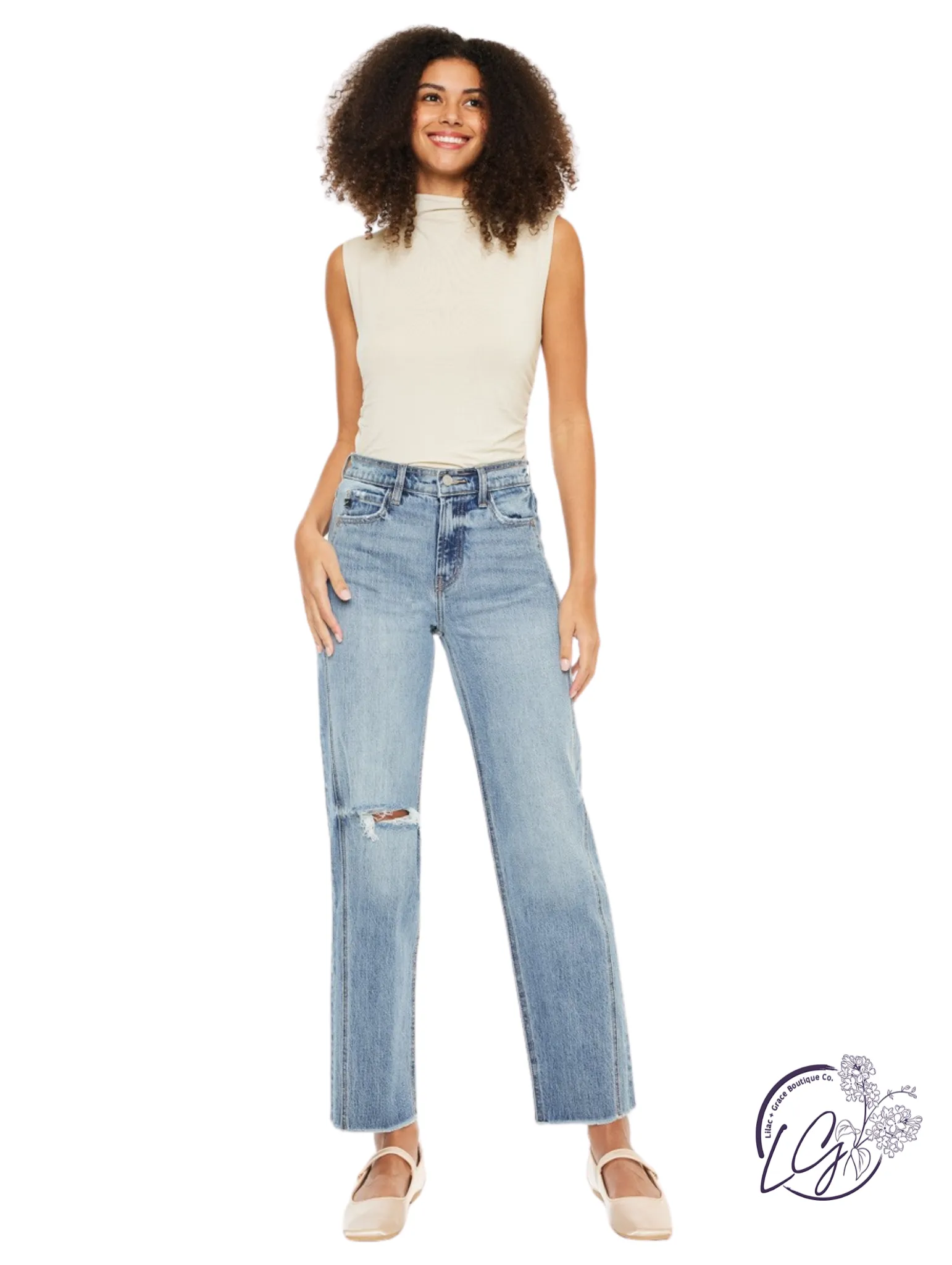 Catalina Ultra High Rise Boyfriend  By Kan Can