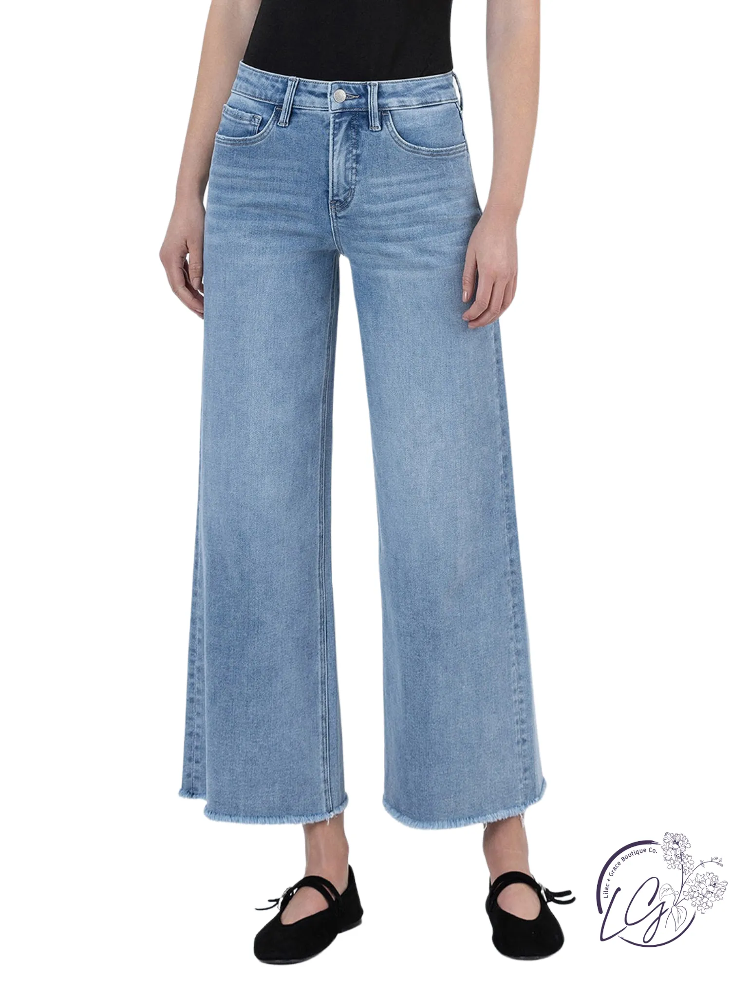 Cecilia High Rise Ankle Wide Leg by Lovervet