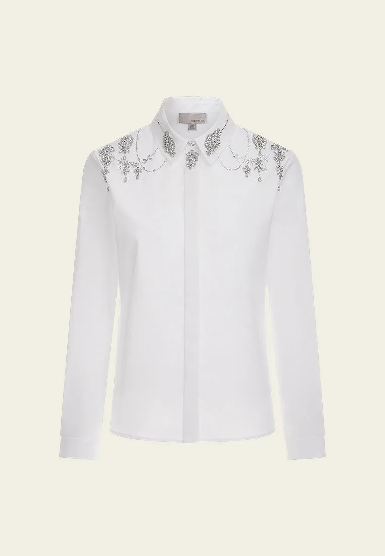 Chandelier Crystal Blouse