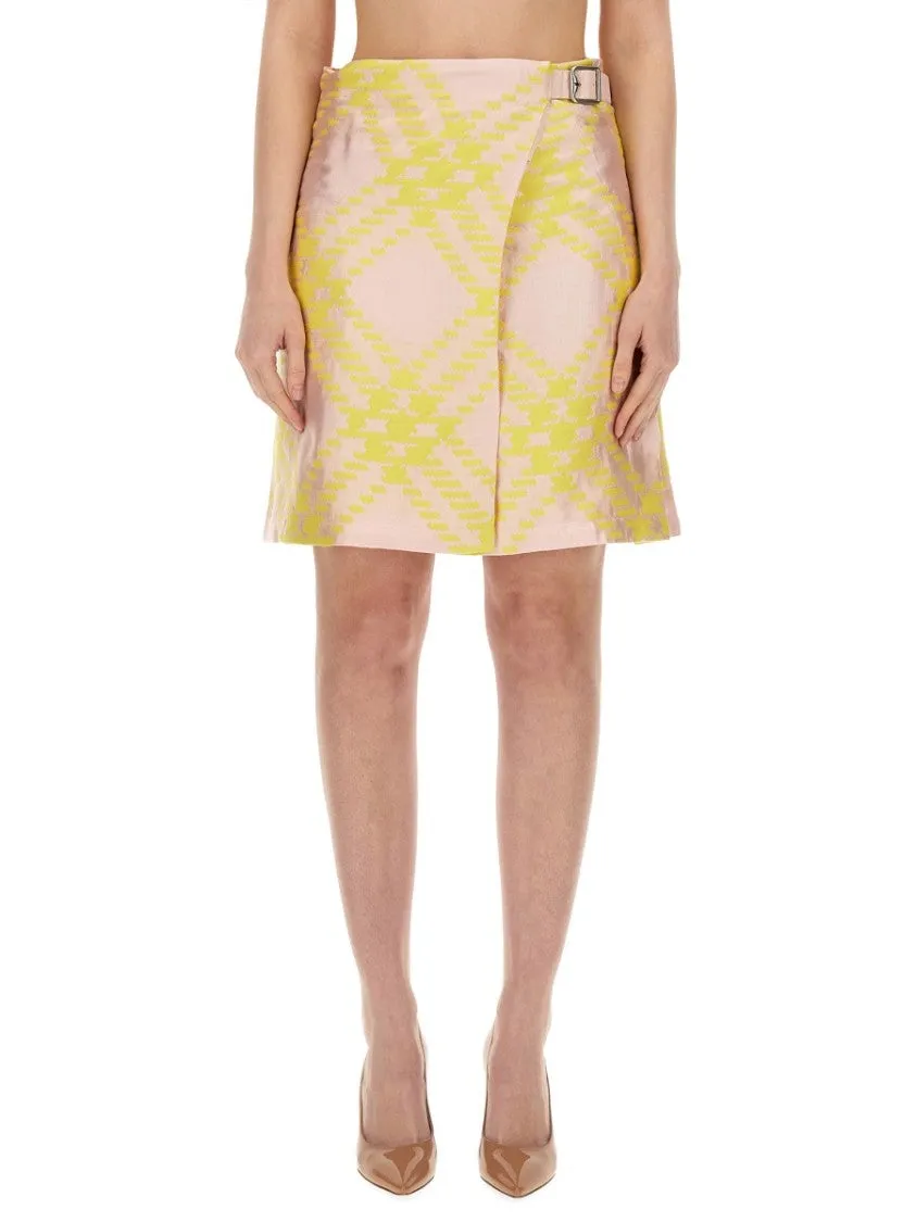 Check Pattern Skirt