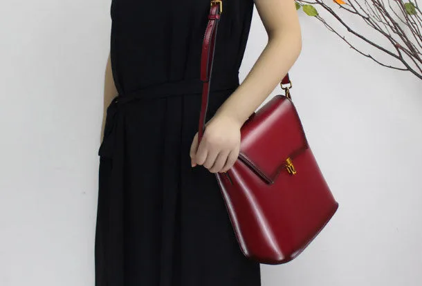 College Leather Backpacks for Women Shoulder bag for Women