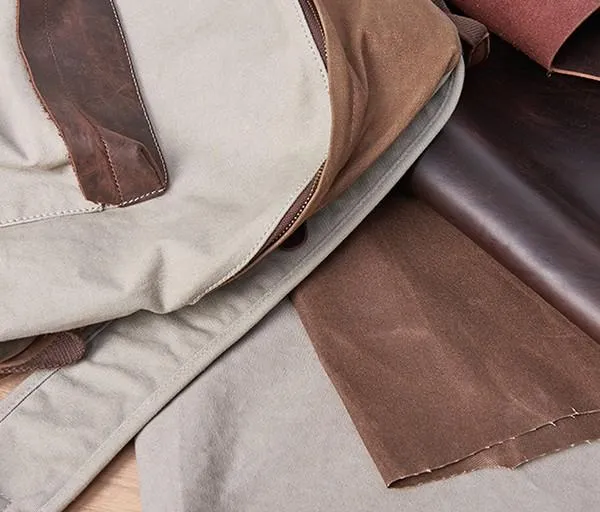 Cool Gray Canvas Travel Bag Mens Backpack Canvas Canvas School Bag for Men