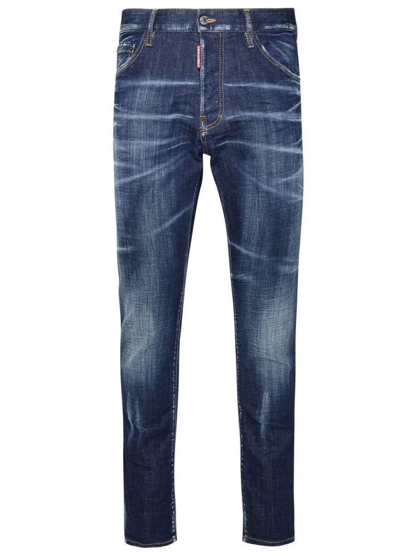 Cool Guy Blue Cotton Jeans