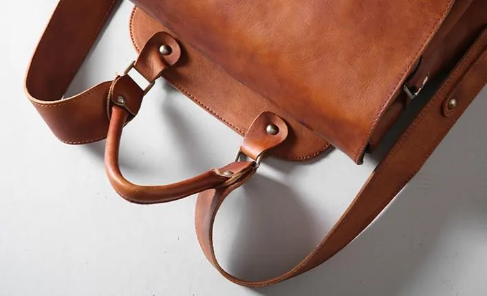 Cool Leather Mens Backpack Large Travel Backpack Hiking Backpack for Men