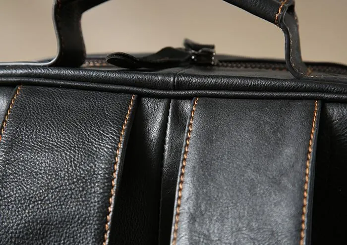 Cool Leather Mens Backpack Large Travel Backpack Hiking Bag for Men