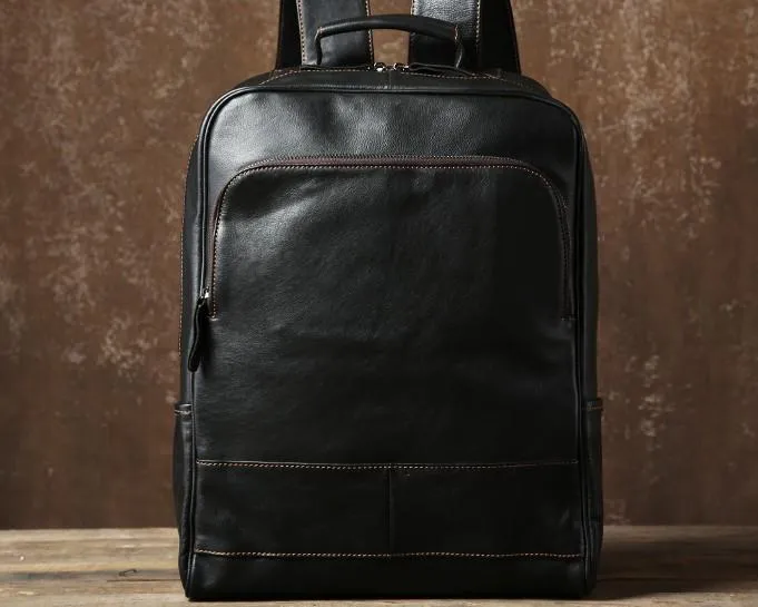Cool Leather Mens Backpack Large Travel Backpack Hiking Bag for Men