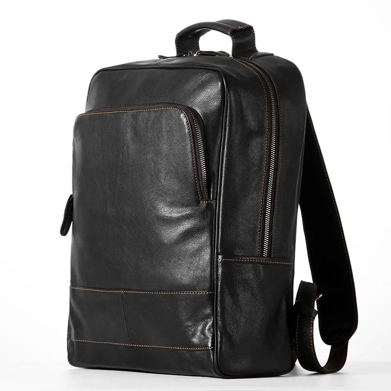 Cool Leather Mens Backpack Large Travel Backpack Hiking Bag for Men