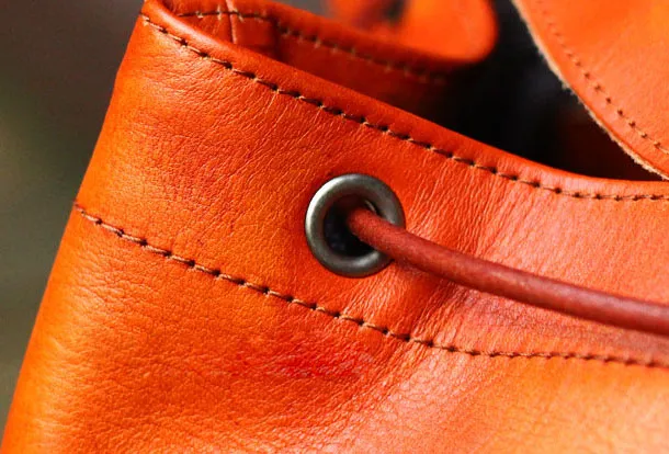 Cool Leather Mens Backpack Vintage Travel Backpack School Backpack for men