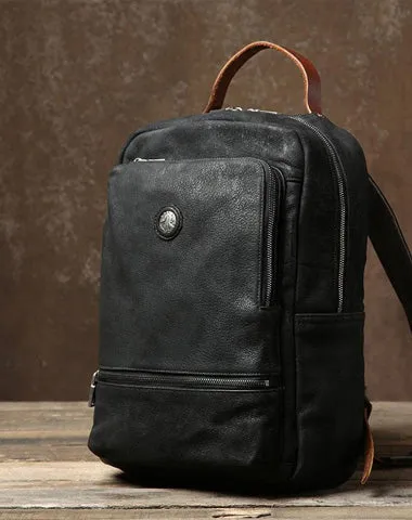 Cool Leather Mens Backpacks Large Travel Backpack Hiking Backpack for Men