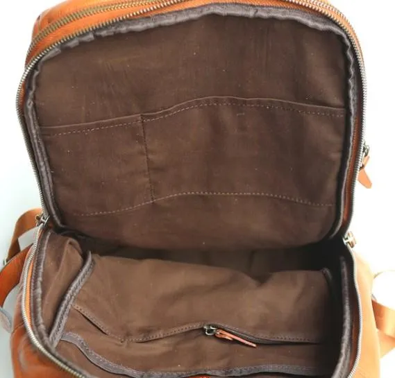 Cool Leather Mens Backpacks Travel Backpack School Backpacks for men
