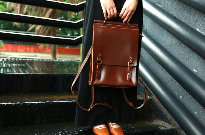 Cool Mens Leather Backpacks Travel Backpack School Backpacks for Men