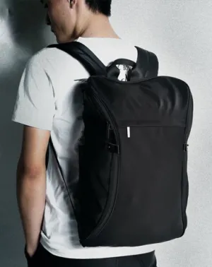 Cool Nylon Cloth Men's Black Large Computer Backpack Travel Bag For Men