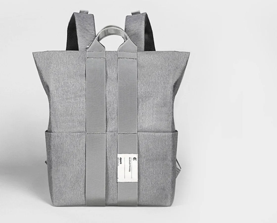Cool Polyester Fibre Men's Fashion Large Blue Backpack Travel Handbag For Men