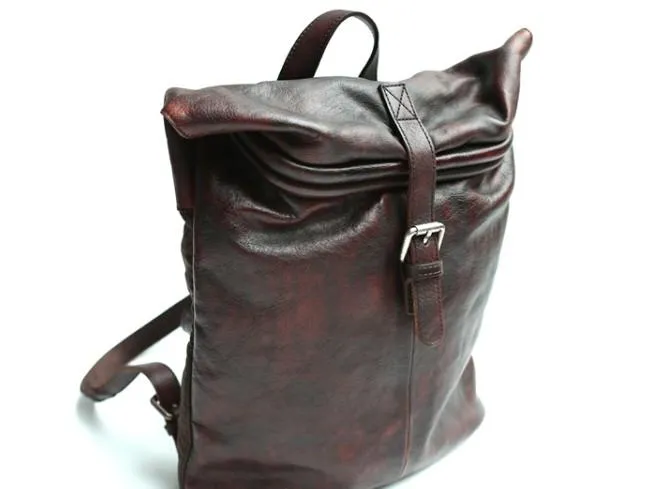 Cool Vintage Leather Mens Backpack Travel Backpack Laptop Backpacks for men
