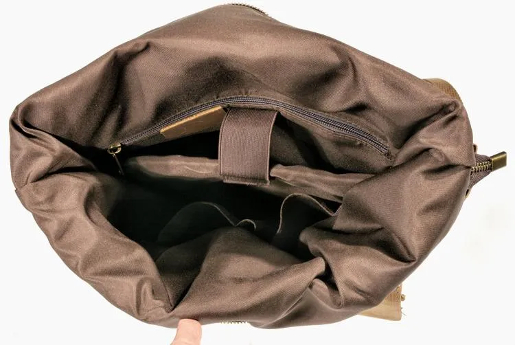Cool Waxed Canvas Mens Waterproof Green Travel Backpack 15'' Gray Computer Backpack Hiking Backpack for Men