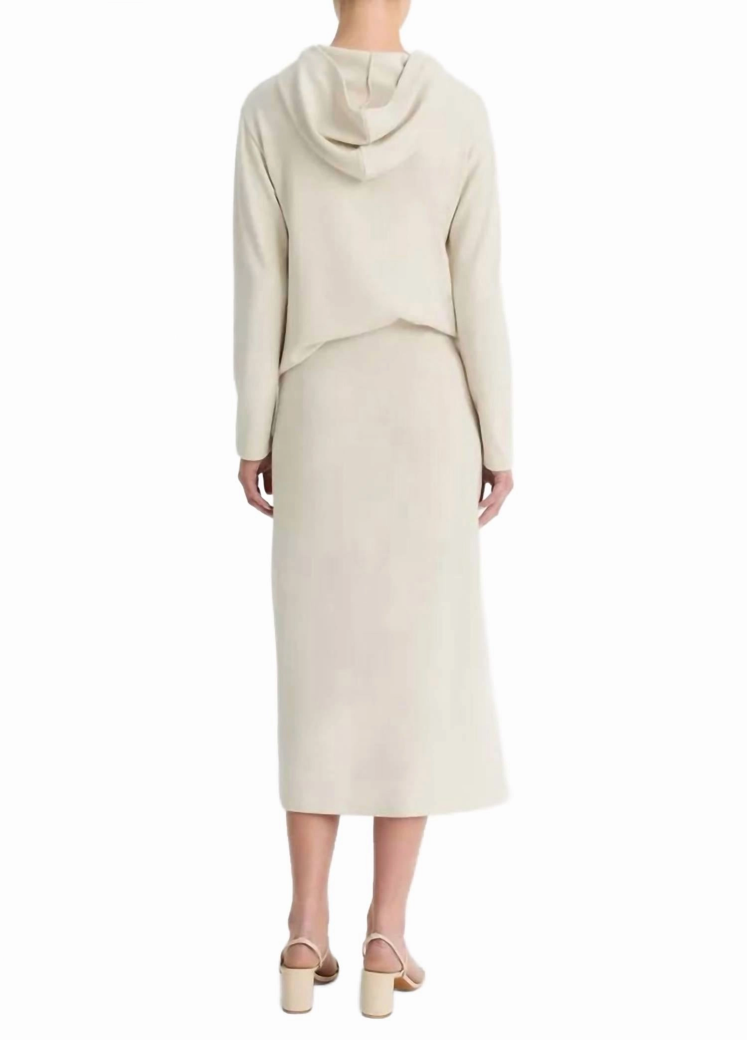 Cozy Wrap Skirt In Heather Ceramic