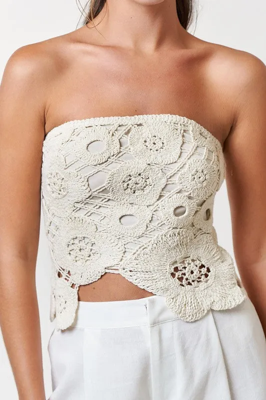 Crochet Flyaway Tube Top