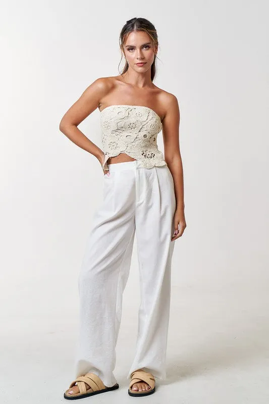 Crochet Flyaway Tube Top