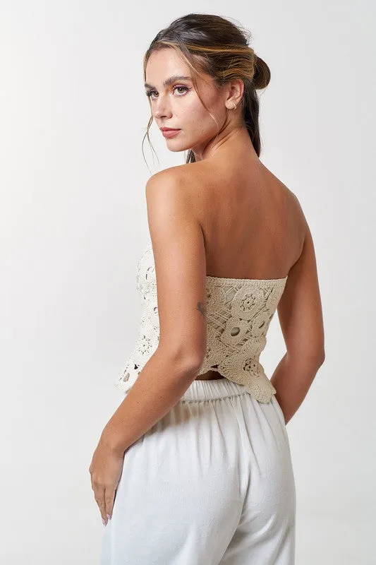 Crochet Flyaway Tube Top