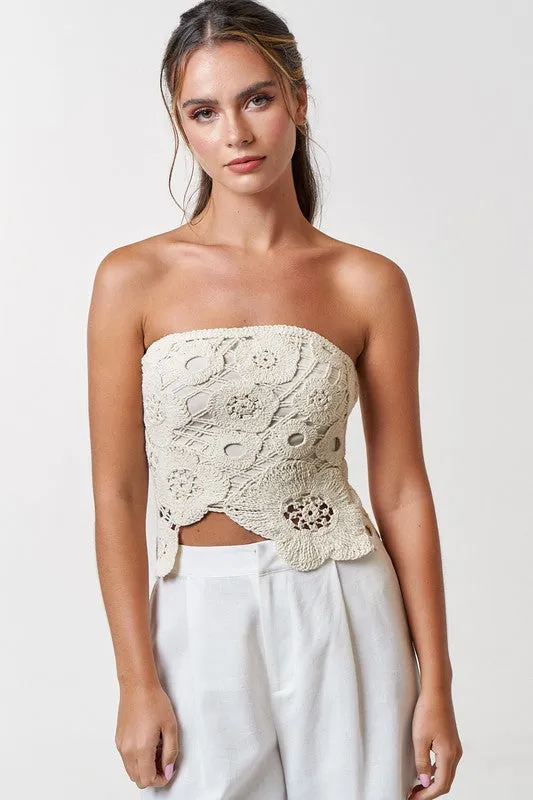 Crochet Flyaway Tube Top