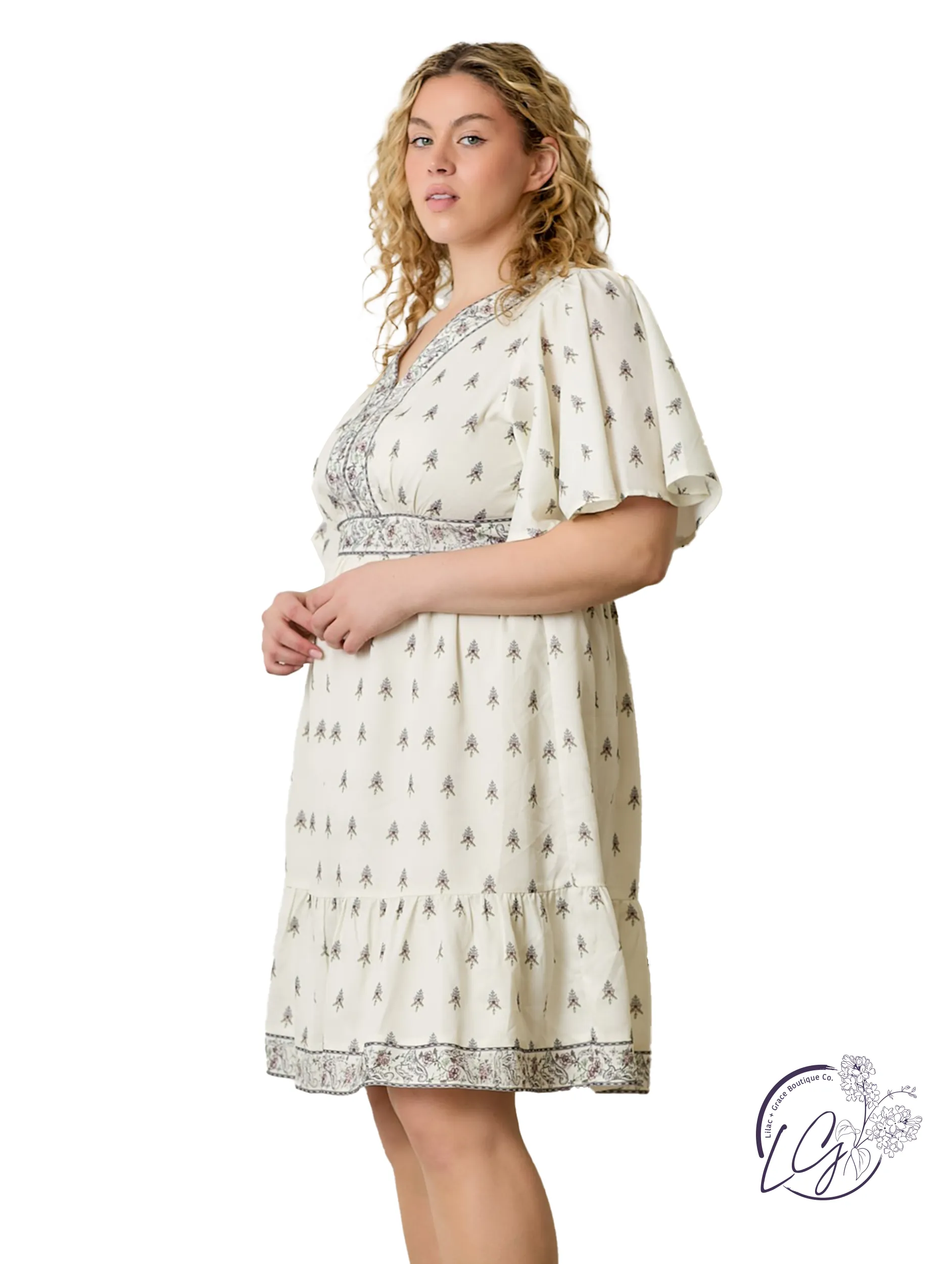 Curvy Hemline Stories Dress