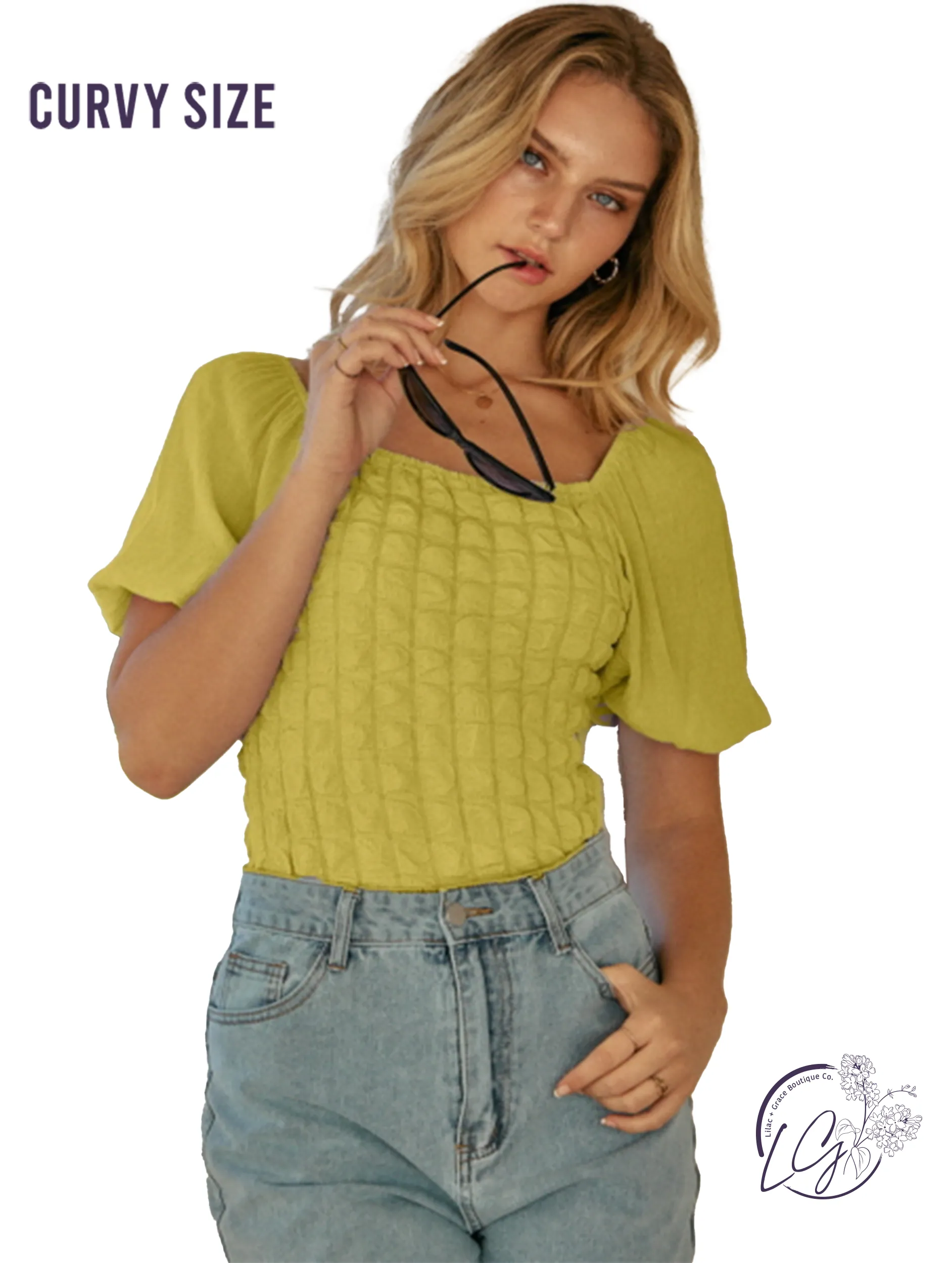 Curvy Simplicity Is Key Top