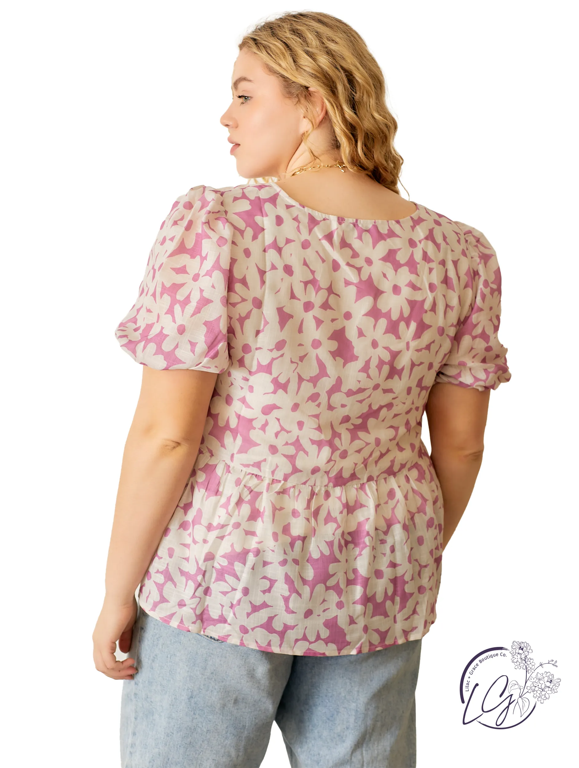 Curvy Soft Sketch Blouse