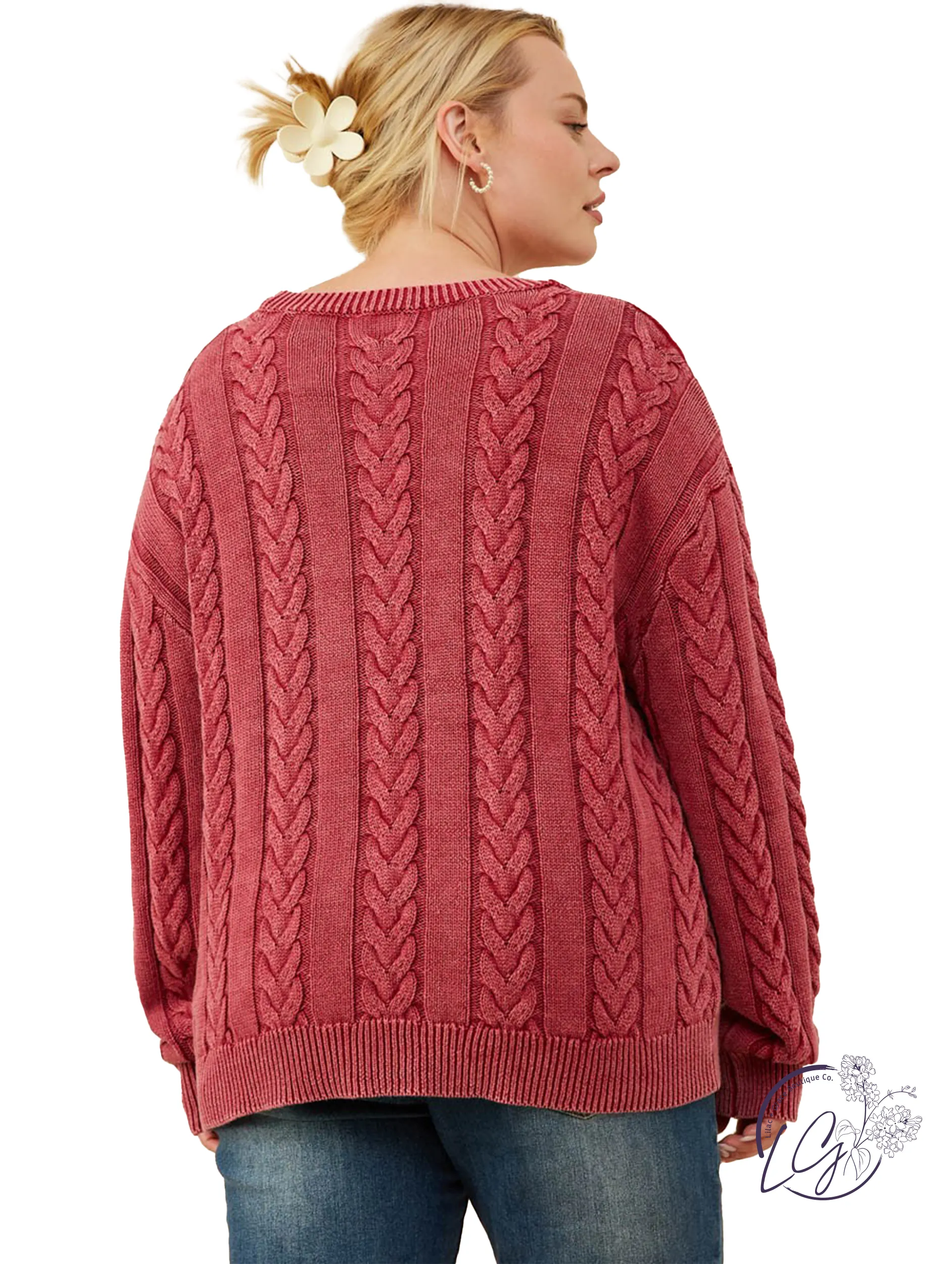 Curvy Stay Where You Are Sweater