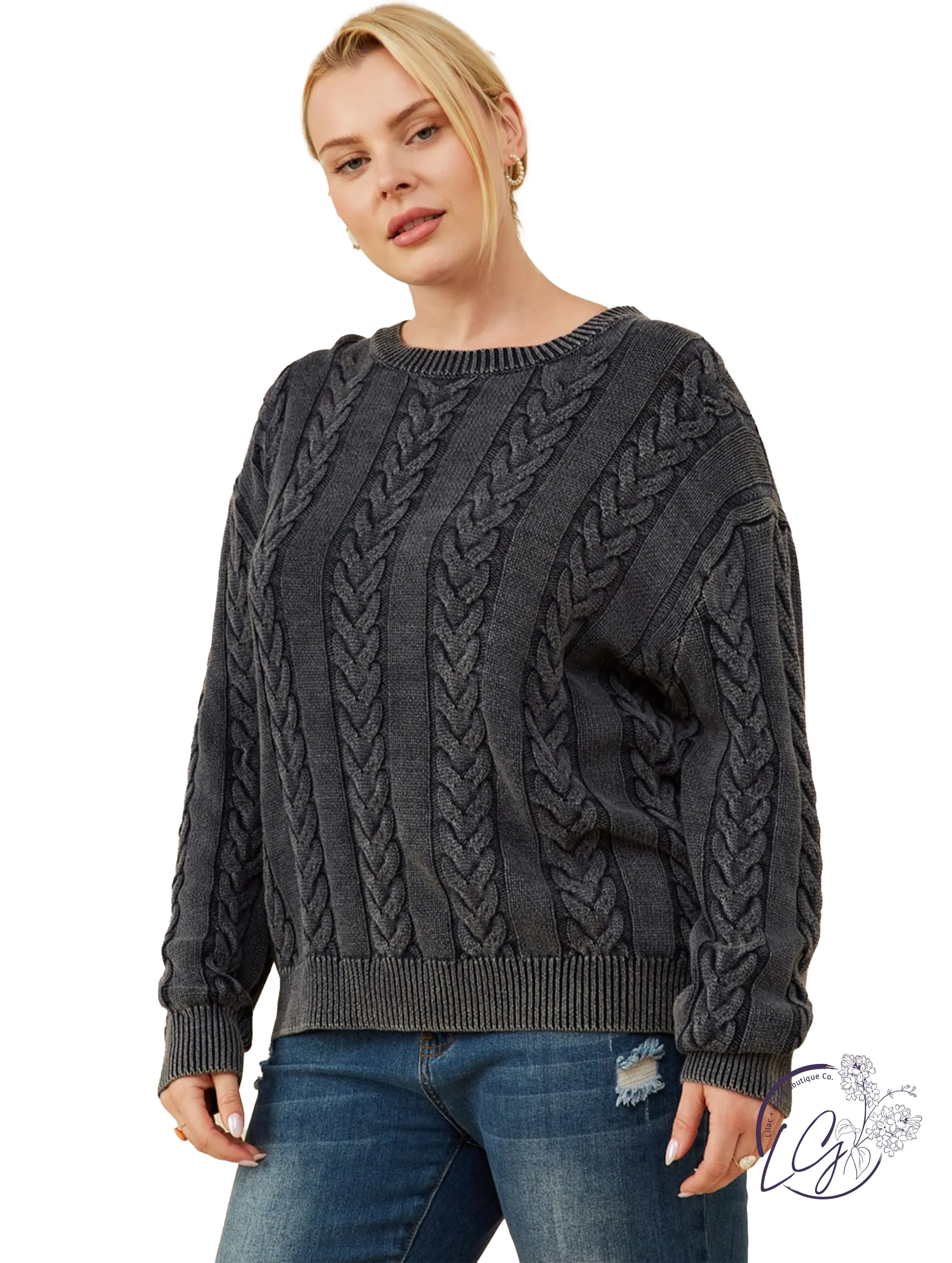Curvy Stay Where You Are Sweater