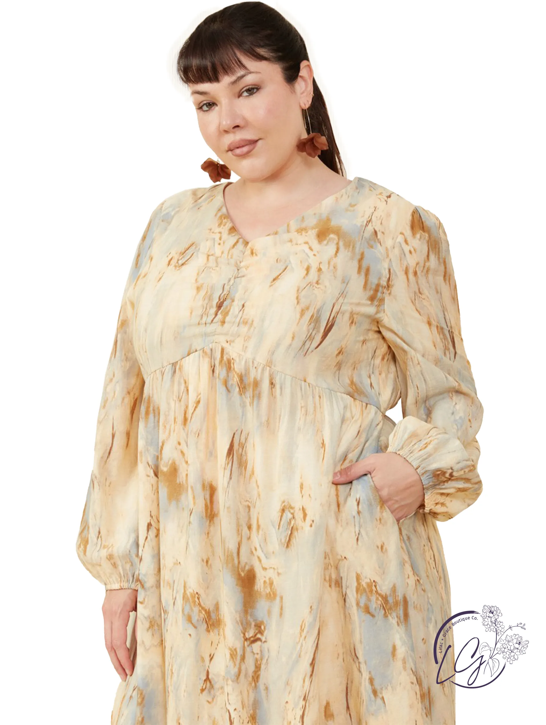 Curvy Were Softer Here Midi Dress