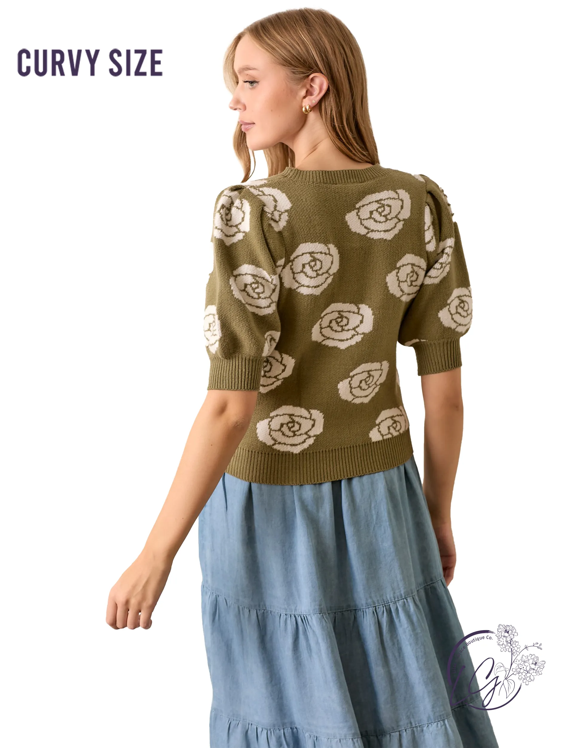 Curvy Wildwoven Top