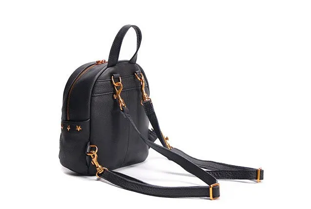 Cute LEATHER Mini WOMEN Backpack Purse Small Backpack FOR WOMEN