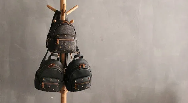 Cute LEATHER Mini WOMEN Backpack Purse Small Backpack FOR WOMEN