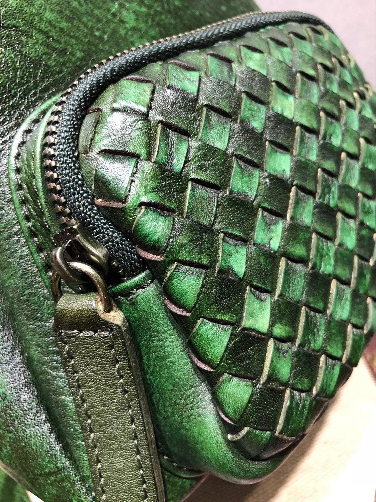 Cute Leather Womens Backpacks Small Braided Leather Backpack Trendy Backpacks for Ladies