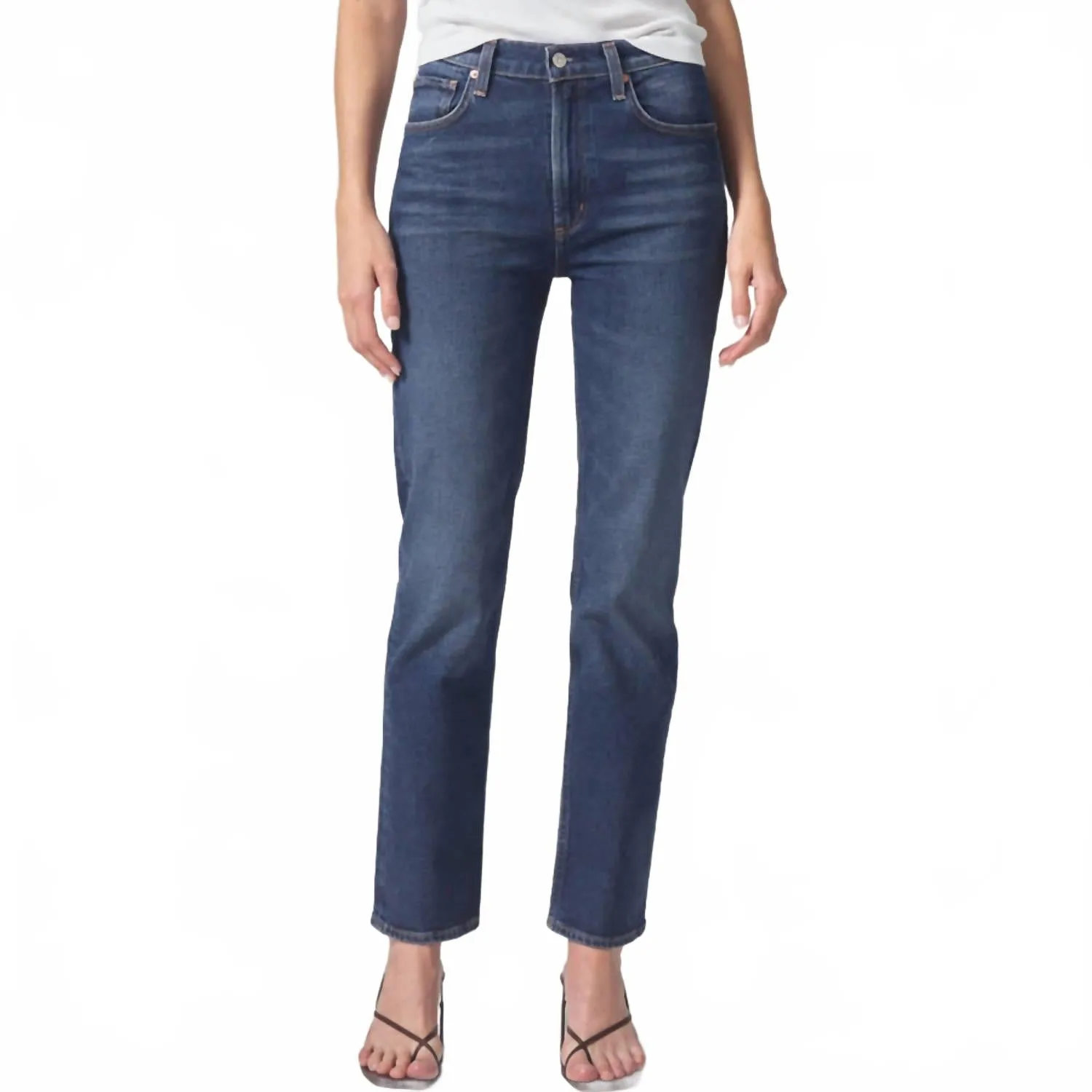 Daphne Straight Leg Jean In Everdeen