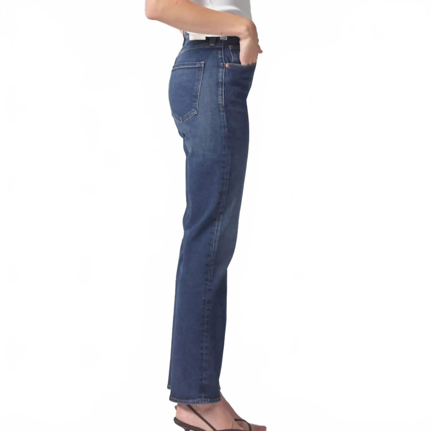 Daphne Straight Leg Jean In Everdeen