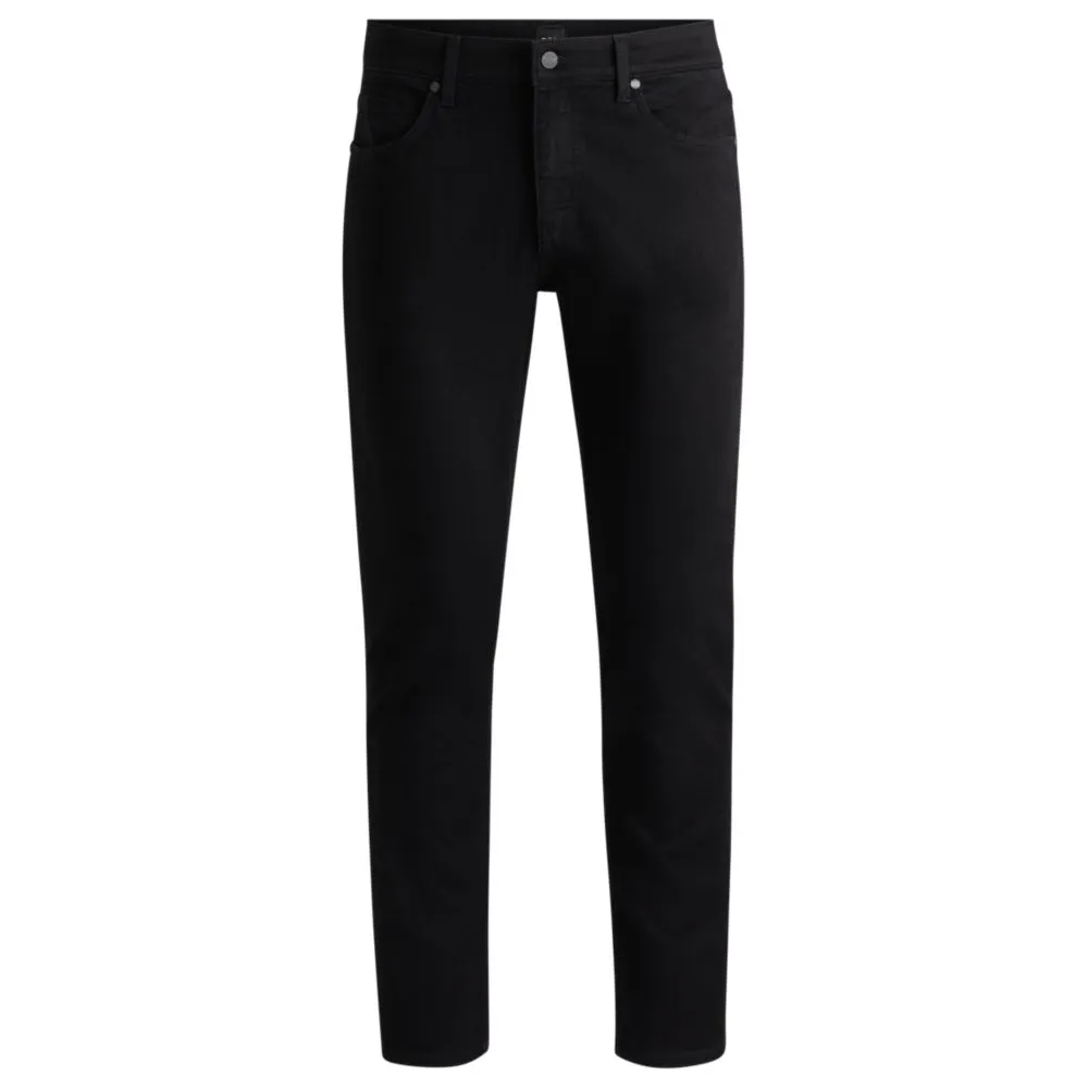 Delaware Slim-fit jeans in black-black Italian denim