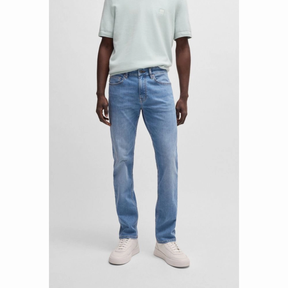 Delaware slim-fit jeans in blue soft-motion denim