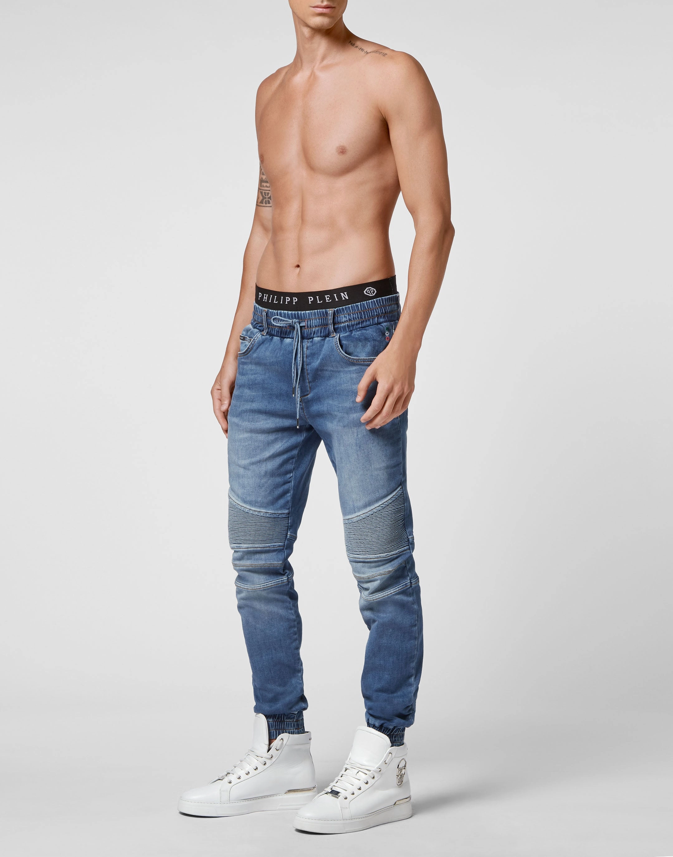 Denim Jogging Trousers Basic