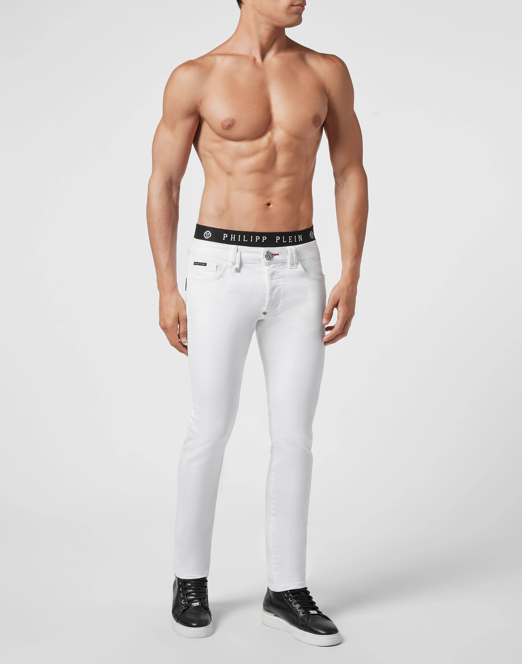 Denim Skinny Trousers fit Iconic Plein