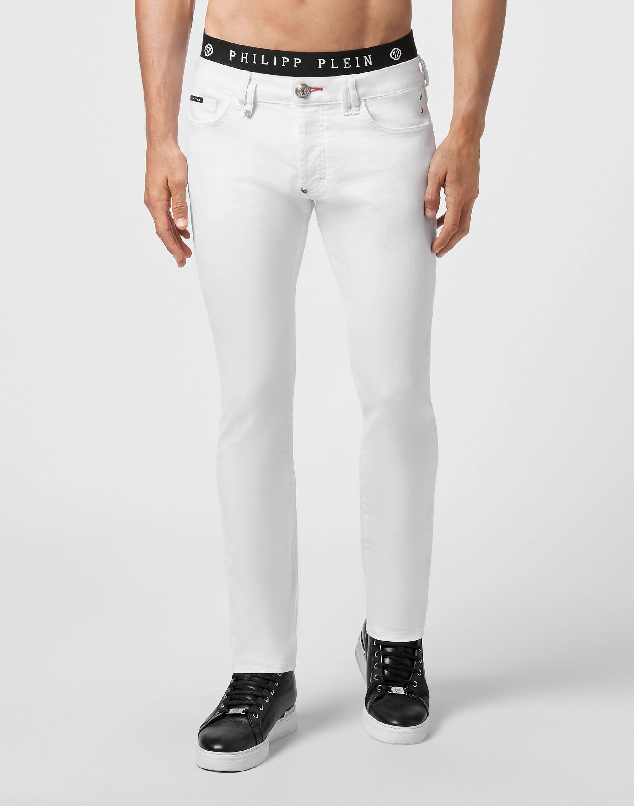 Denim Skinny Trousers fit Iconic Plein
