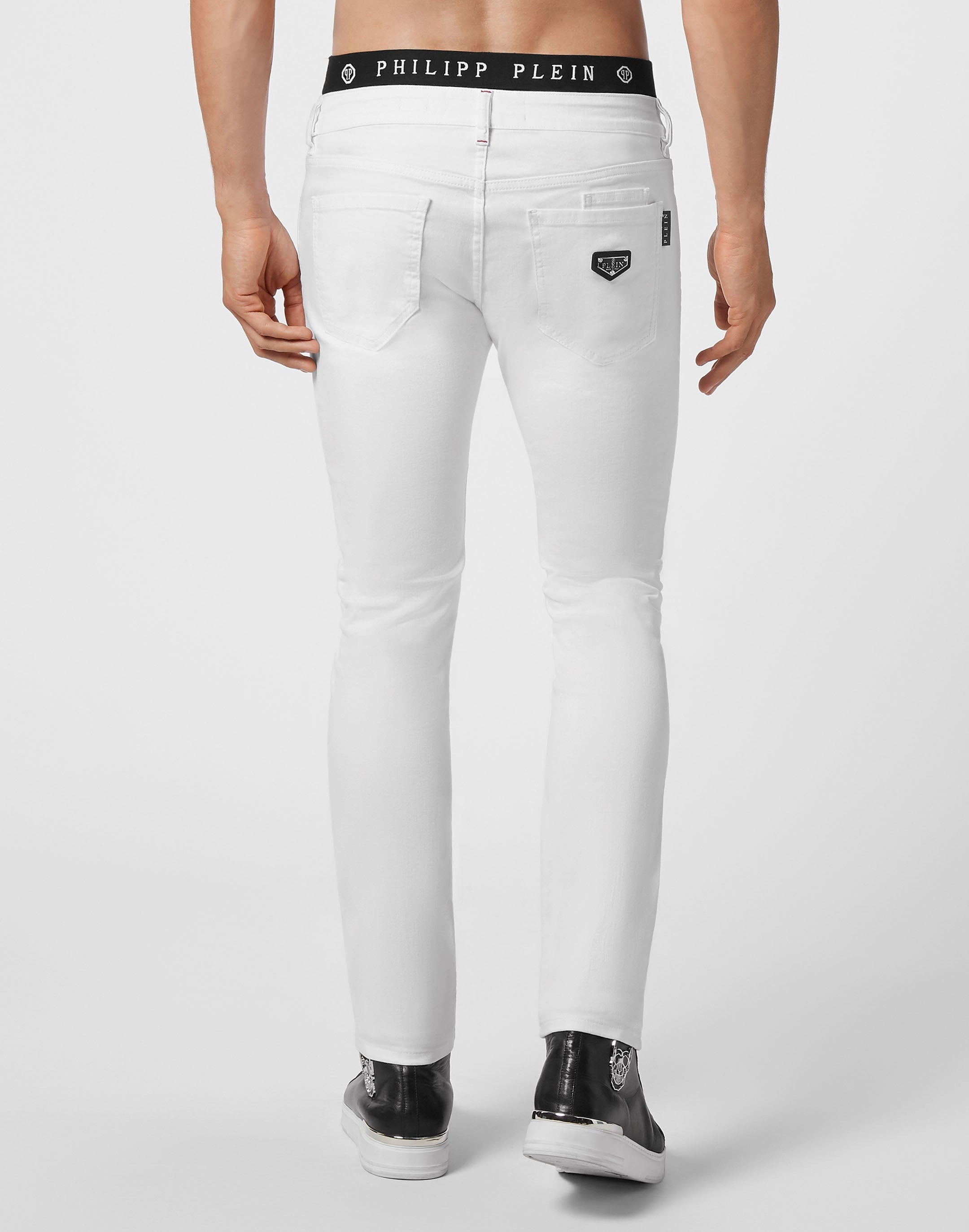 Denim Skinny Trousers fit Iconic Plein