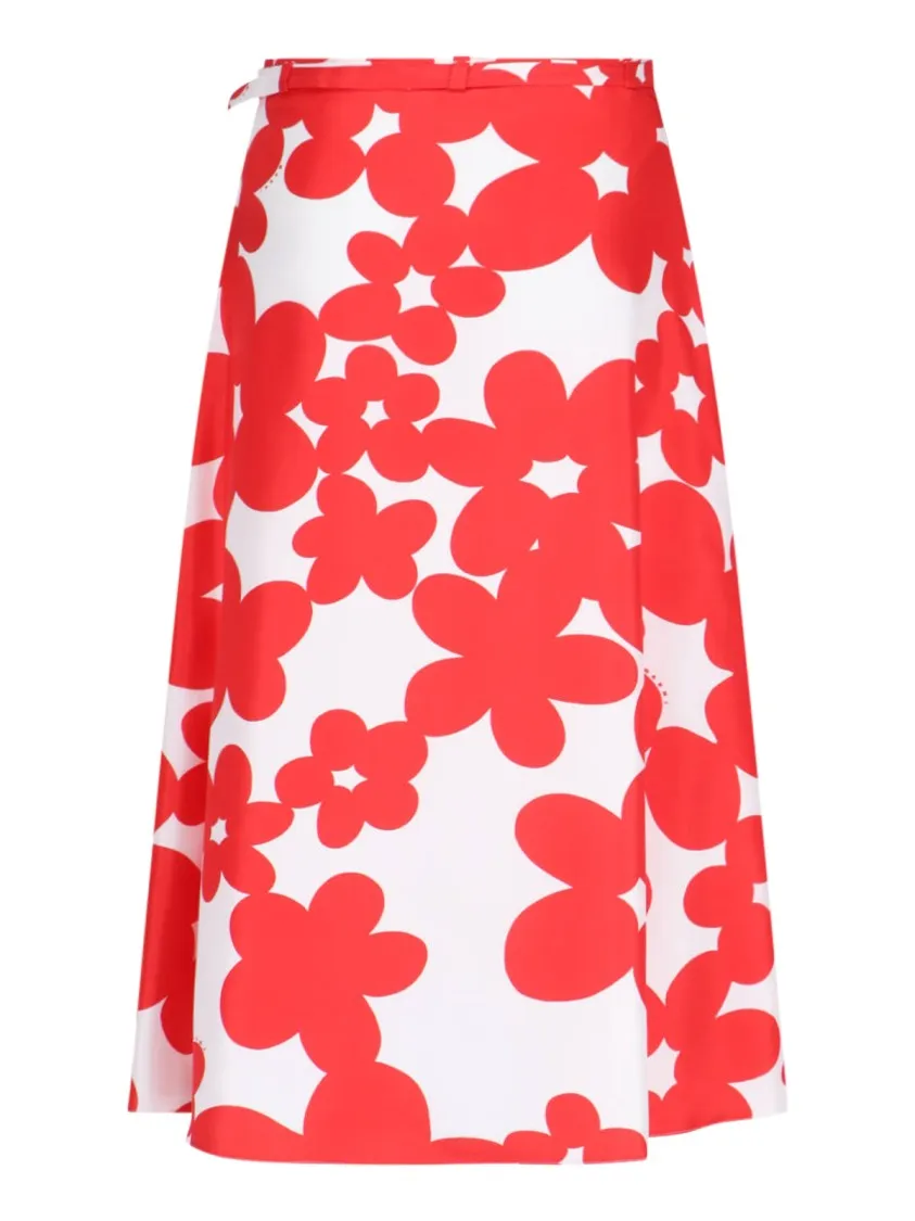 Dillies' Midi Skirt  White