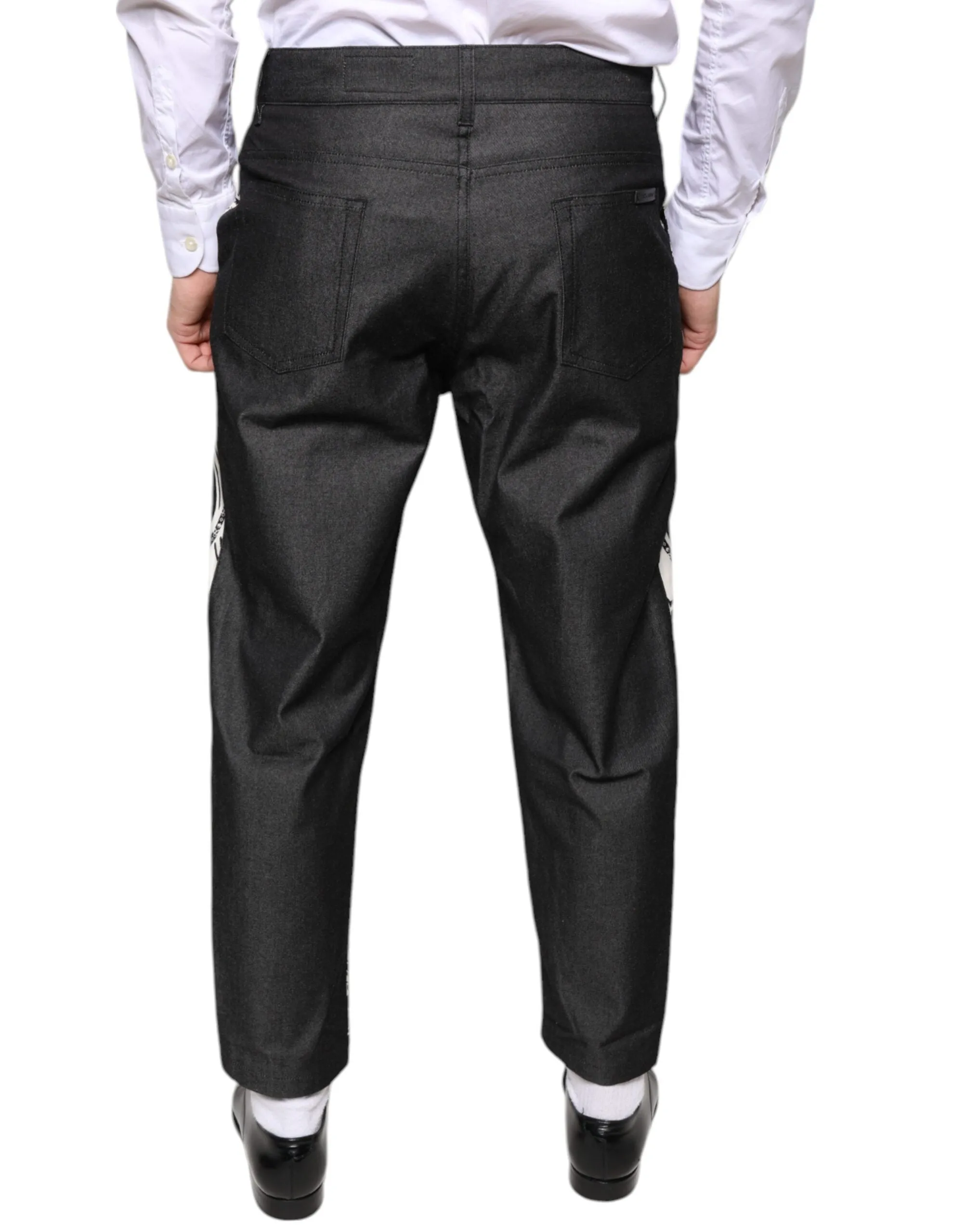 Dolce & Gabbana Bandana Silk Dress Men's Pants