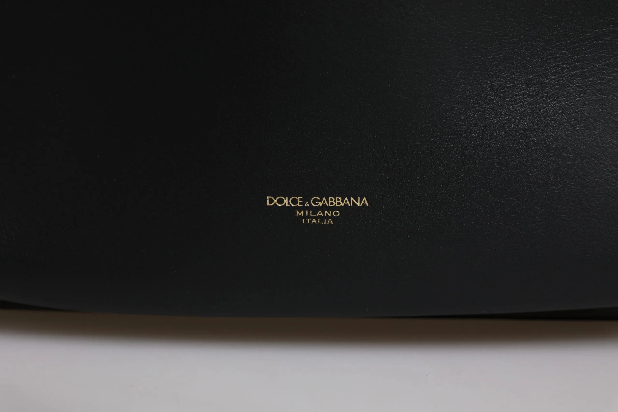 Dolce & Gabbana Black DG Leather Logo Print Travel Back Pack Bag