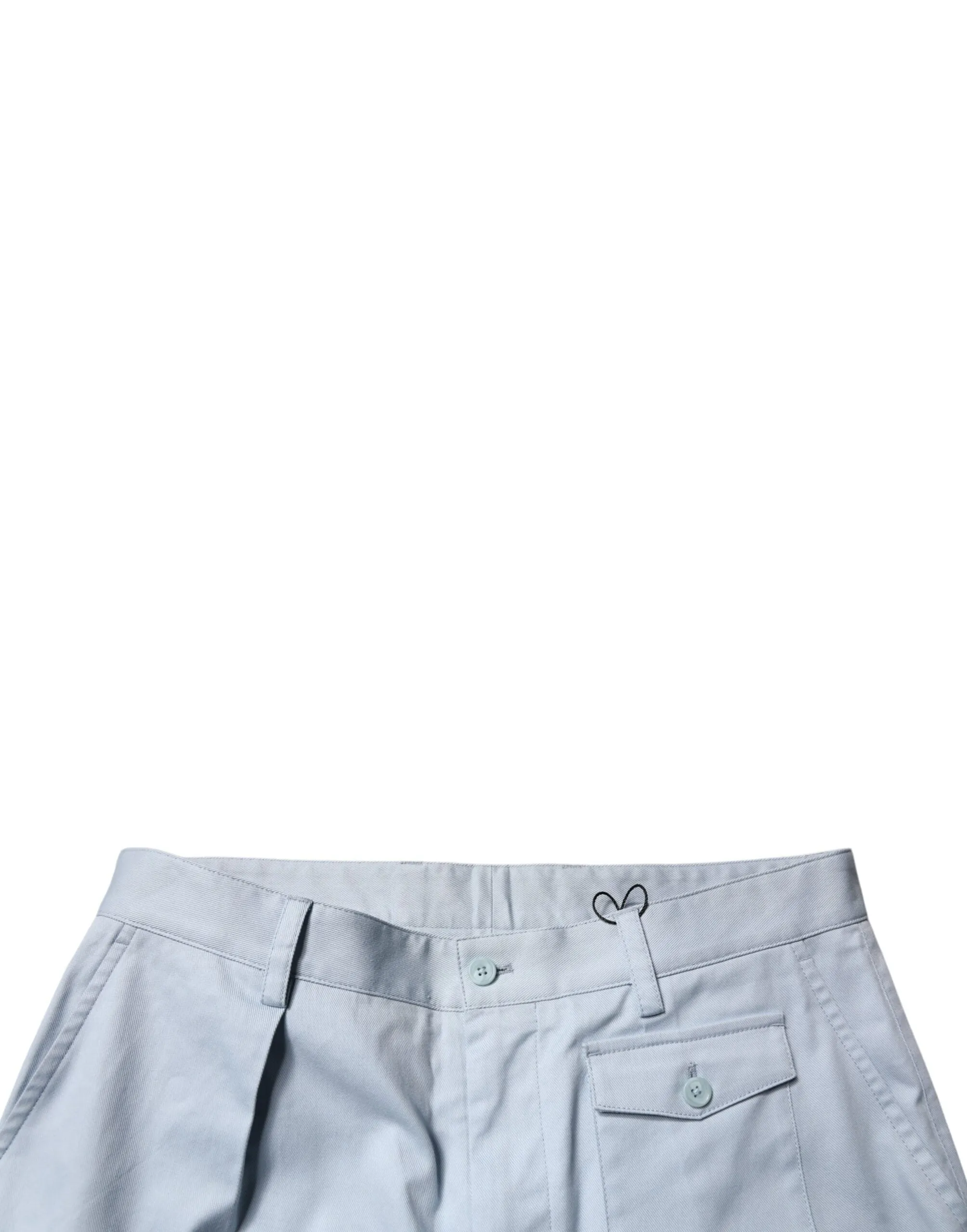 Dolce & Gabbana blue Cotton Cargo Tape Men's Pants