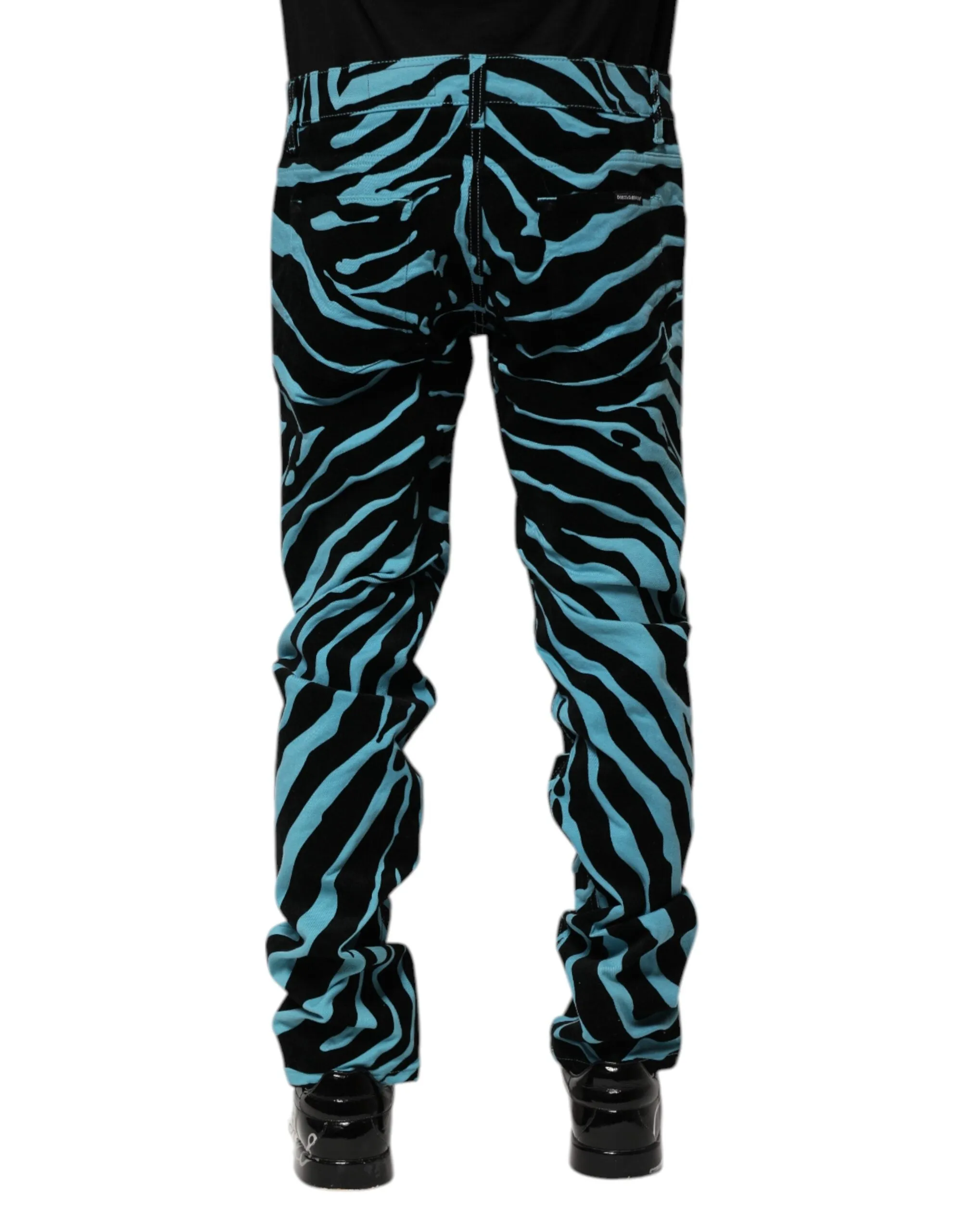 Dolce & Gabbana blue Stripes Skinny blue Men's Jeans